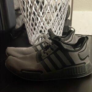 Adidas Gray and Black NMD sneakers